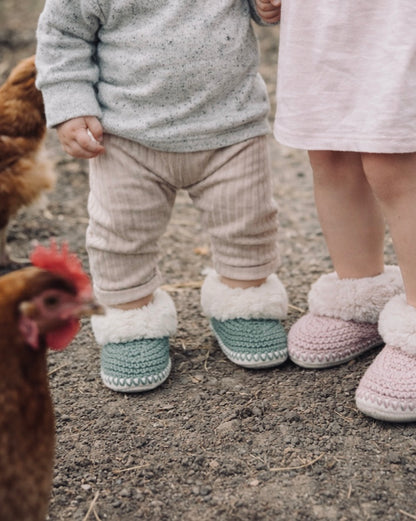 Kids & Baby Cotton Sheepskin Slippers